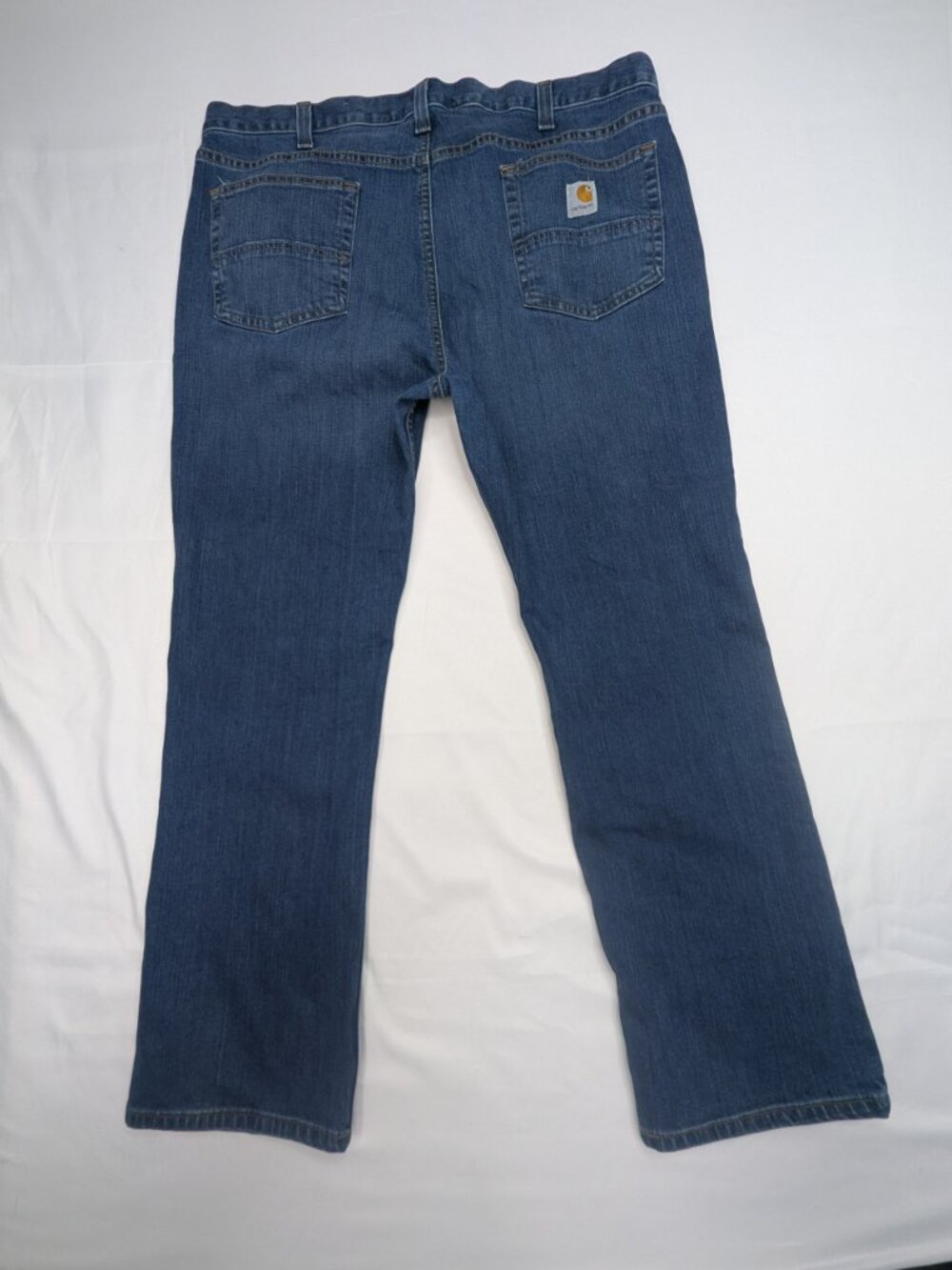 Carhartt Men's Relaxed Straight Rugged Flex Work Jeans 40x30 Blue - Picture 3 of 12